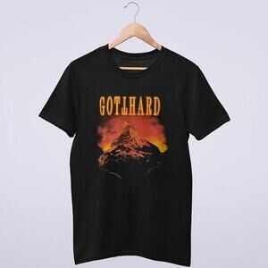 Gotthard 998 Tour Graphic T-Shirt Rock Band Concert Music Fan Tee
